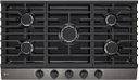36 Inch Gas Cooktop with 5 Sealed Burners, 22K BTU Ultraheat™ Burner, Continuous Cast-Iron Grates, Knobs Control, and Auto Reignition
