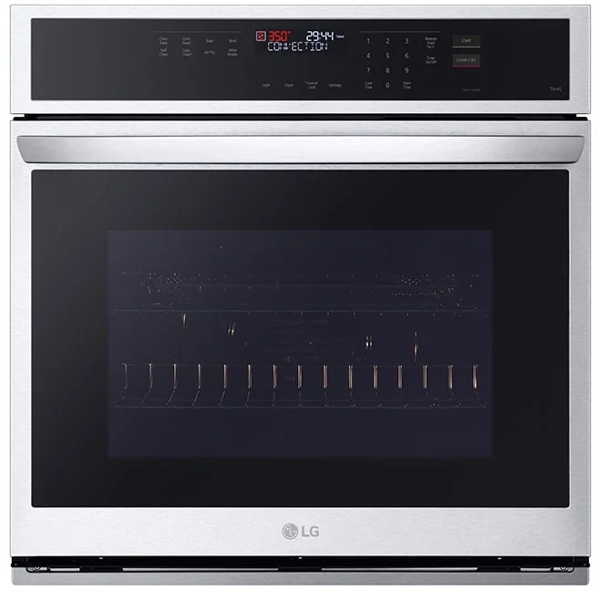 LG WSEP4723F 30 Inch Single Electric Smart Wall Oven with 4.7 c...