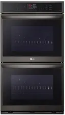 30 Inch Double Electric Smart Wall Oven with 9.4 cu. ft. Convection Ovens, EasyClean® + Self Clean, Air Fry, ThinQ® Technology, and SmoothTouch® Controls