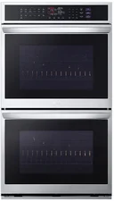 9.4 cu. ft. Smart Double Wall Oven with True Convection InstaView Air Fry Steam Sous Vide