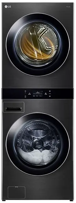 LG WKEX300HBA Black Steel