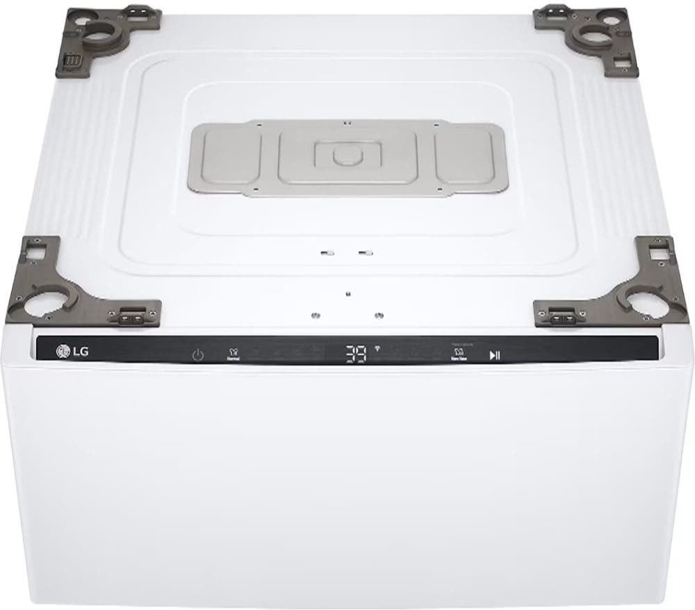 27 Inch SideKick™ Pedestal Washer with 1.0 cu. ft. Capacity, NeveRust® Stainless Steel Tub, Electronic Control Panel, Wi-Fi, SmartDiagnosis™, 6 Wash Programs, Control Lock, Rinse + Spin, and Remote Start