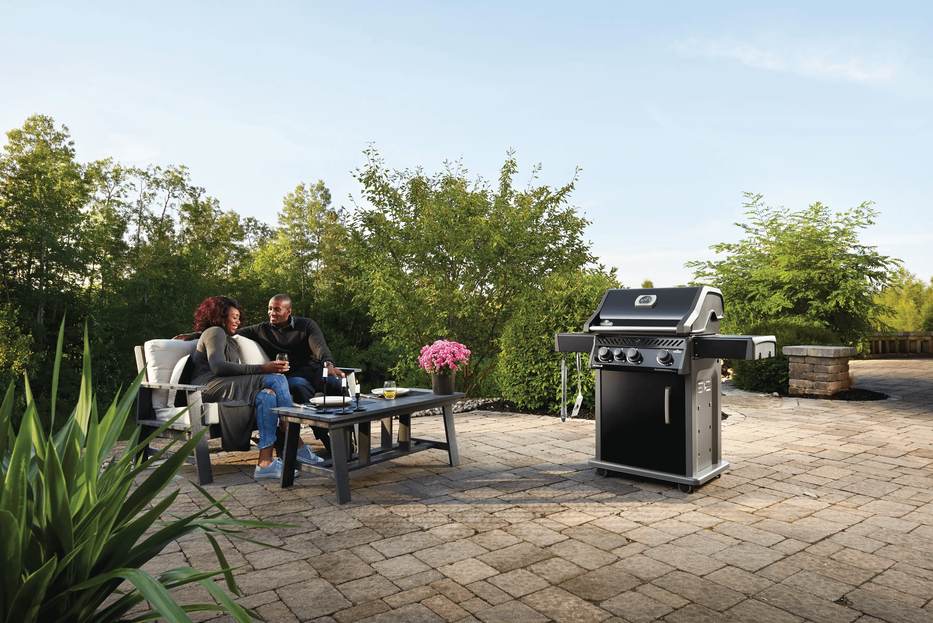 Napoleon R425SBNK1OB Black, Natural Gas
