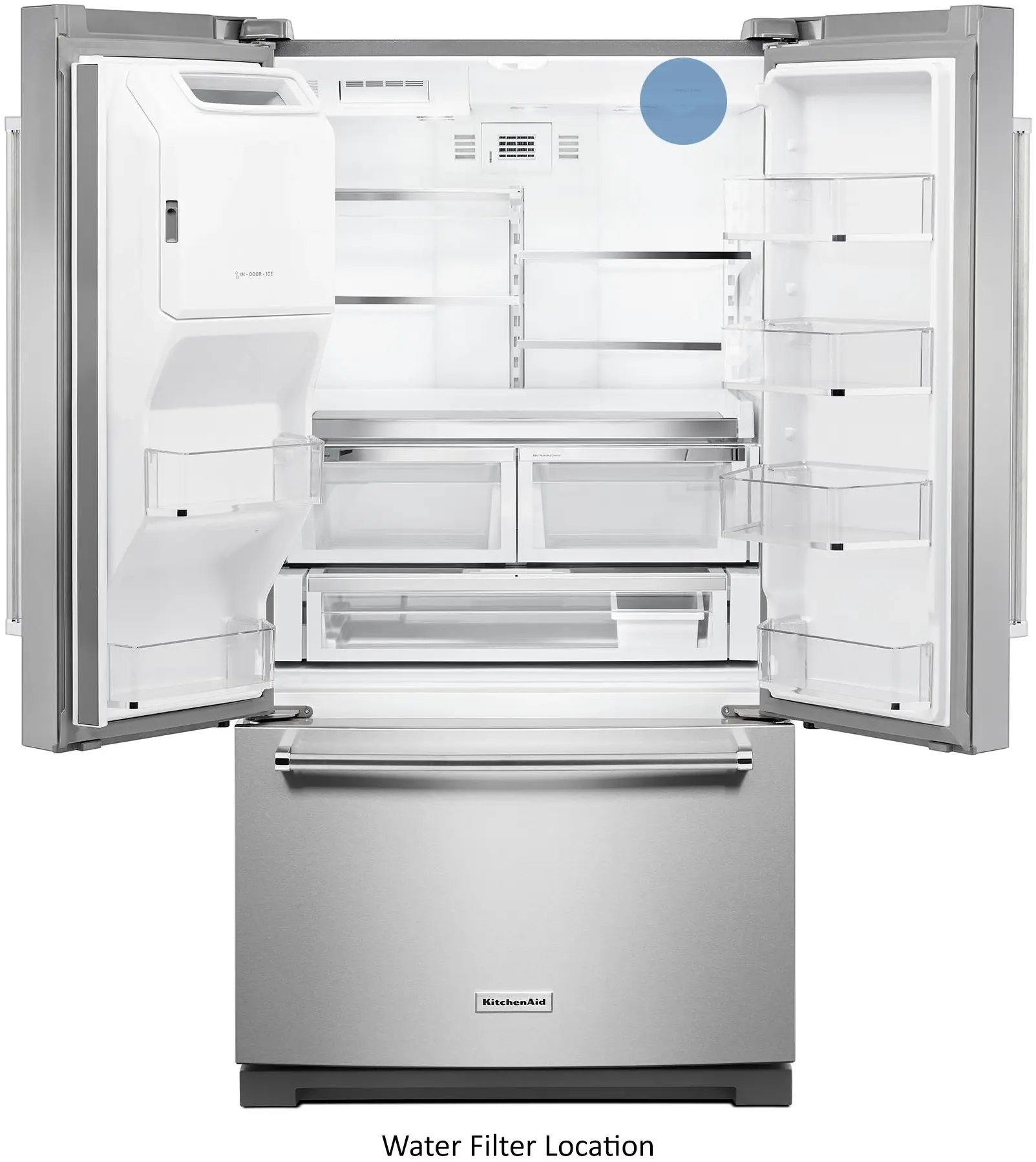KitchenAid KRFF507HPS Stainless Steel, Printshield Finish