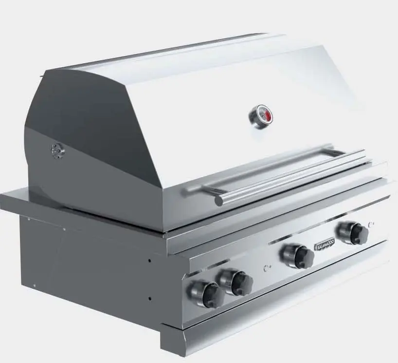 Kalamazoo K42DB11NALPBLKM6 Bulk Liquid Propane, Marine Grade Stainless Steel