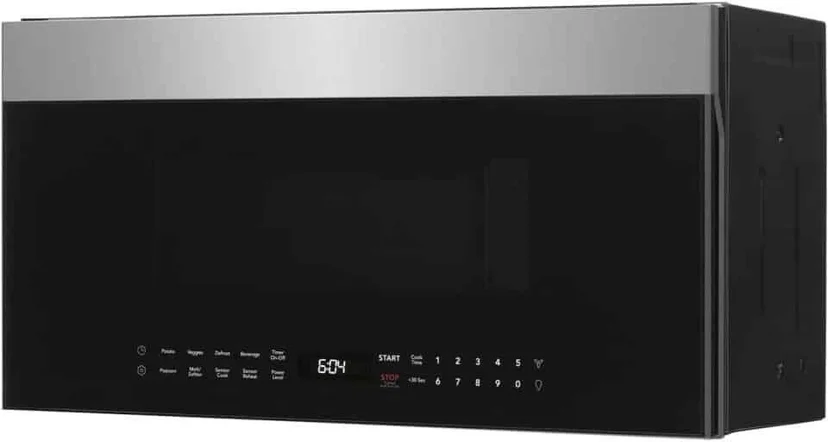 XO Ventilation XOOTR30BS 30 Inch Over the Range Microwave Oven with 1.6 cu....