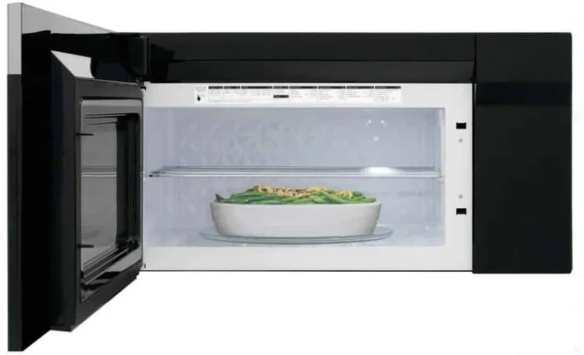 XO Ventilation XOOTR30BS 30 Inch Over the Range Microwave Oven with 1.6 cu....