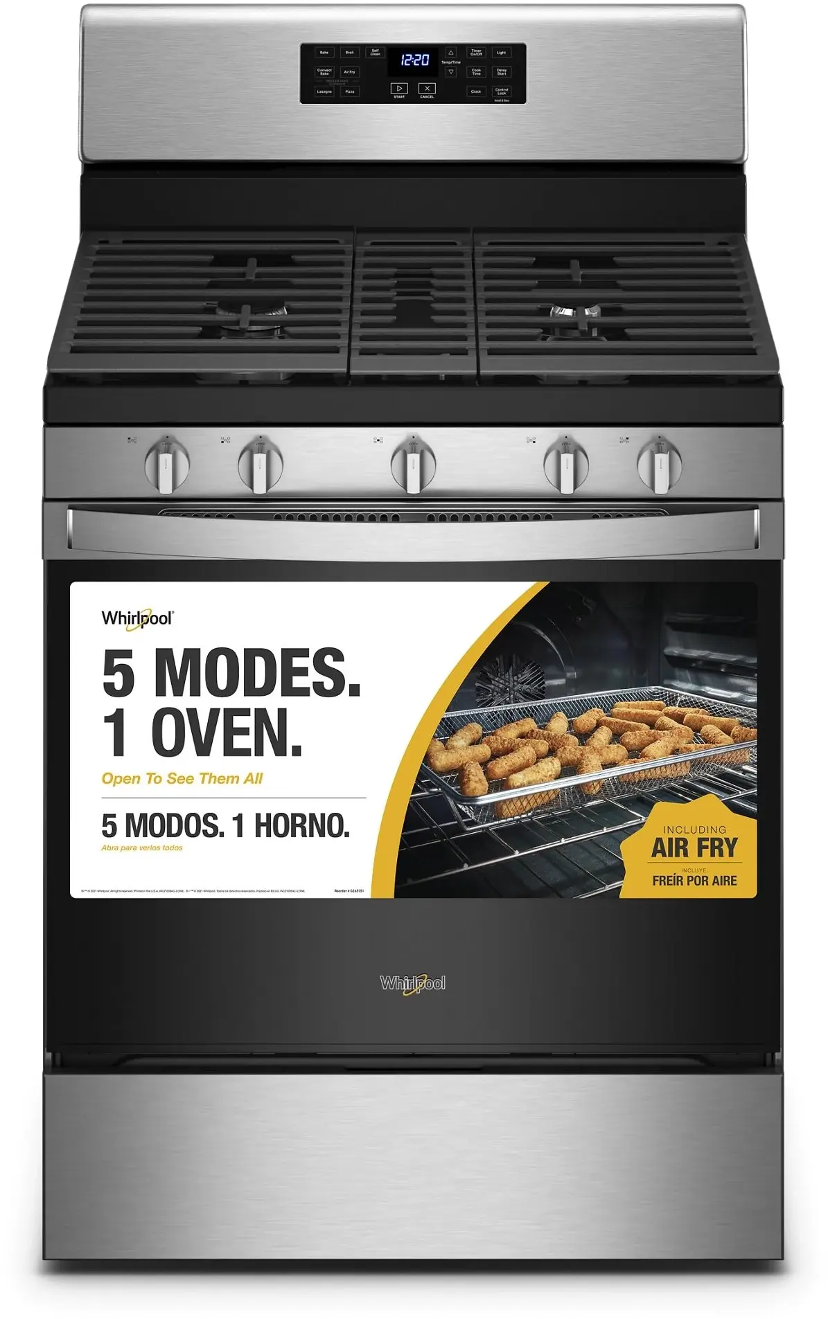 Whirlpool WFG535S0LS Stainless Steel