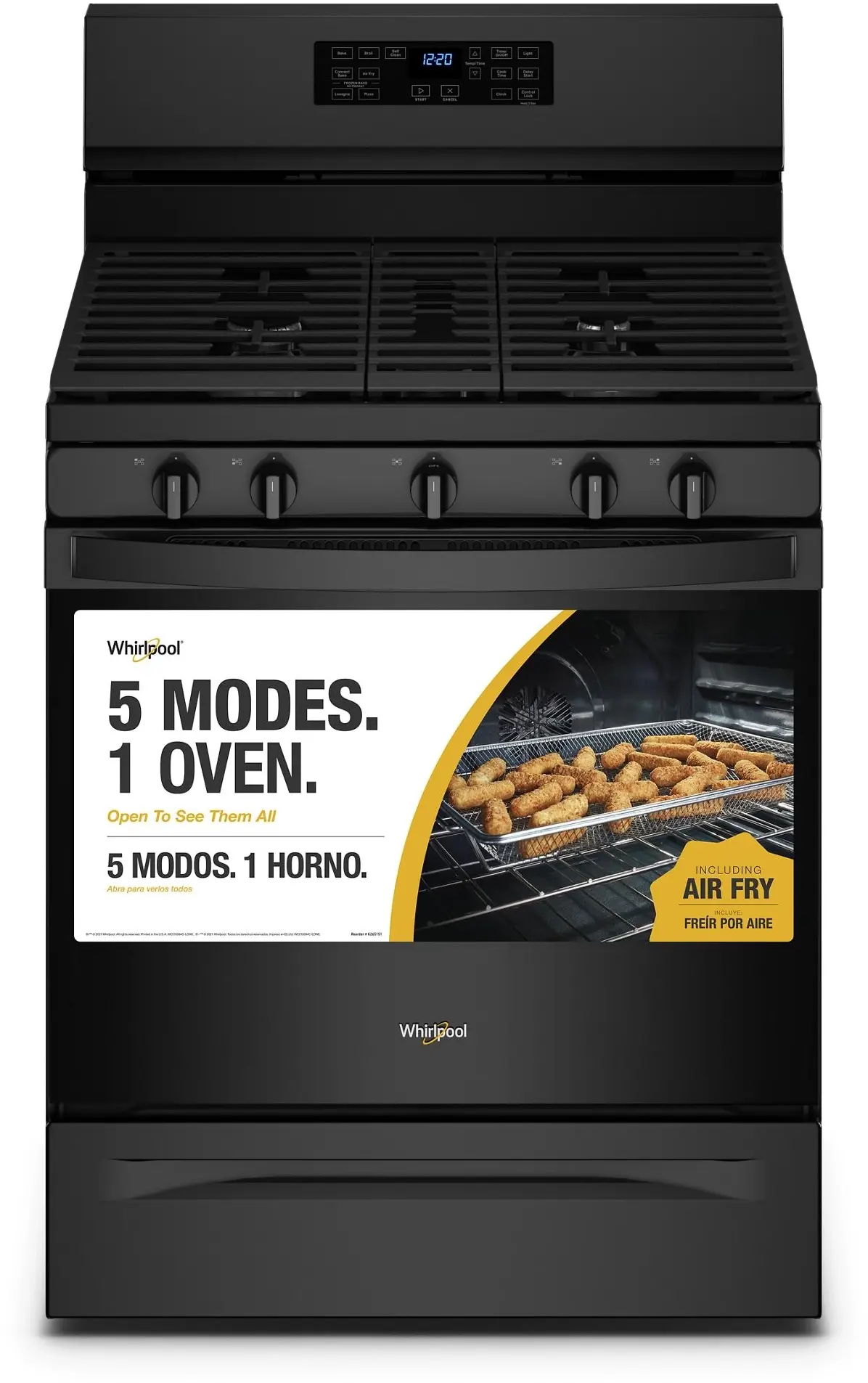 Whirlpool WFG550S0LB Black