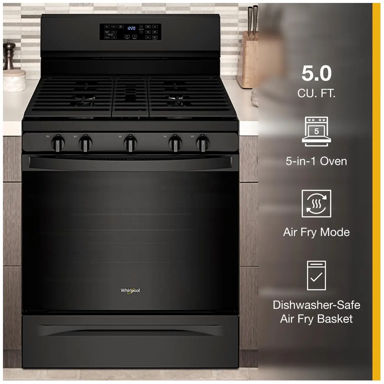 Whirlpool WFG550S0LB Black