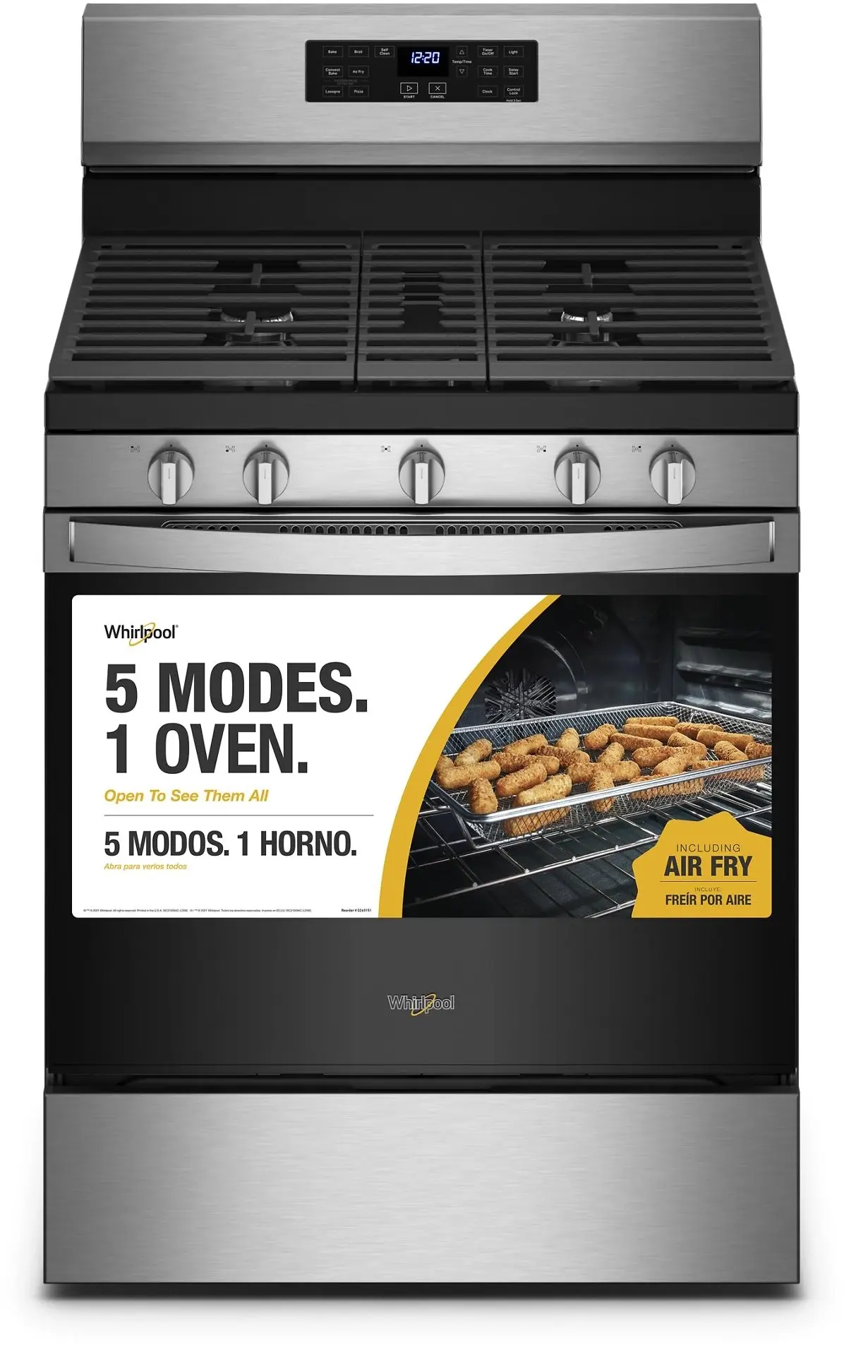 Whirlpool WFG550S0LZ Fingerprint-Resistant Stainless Steel