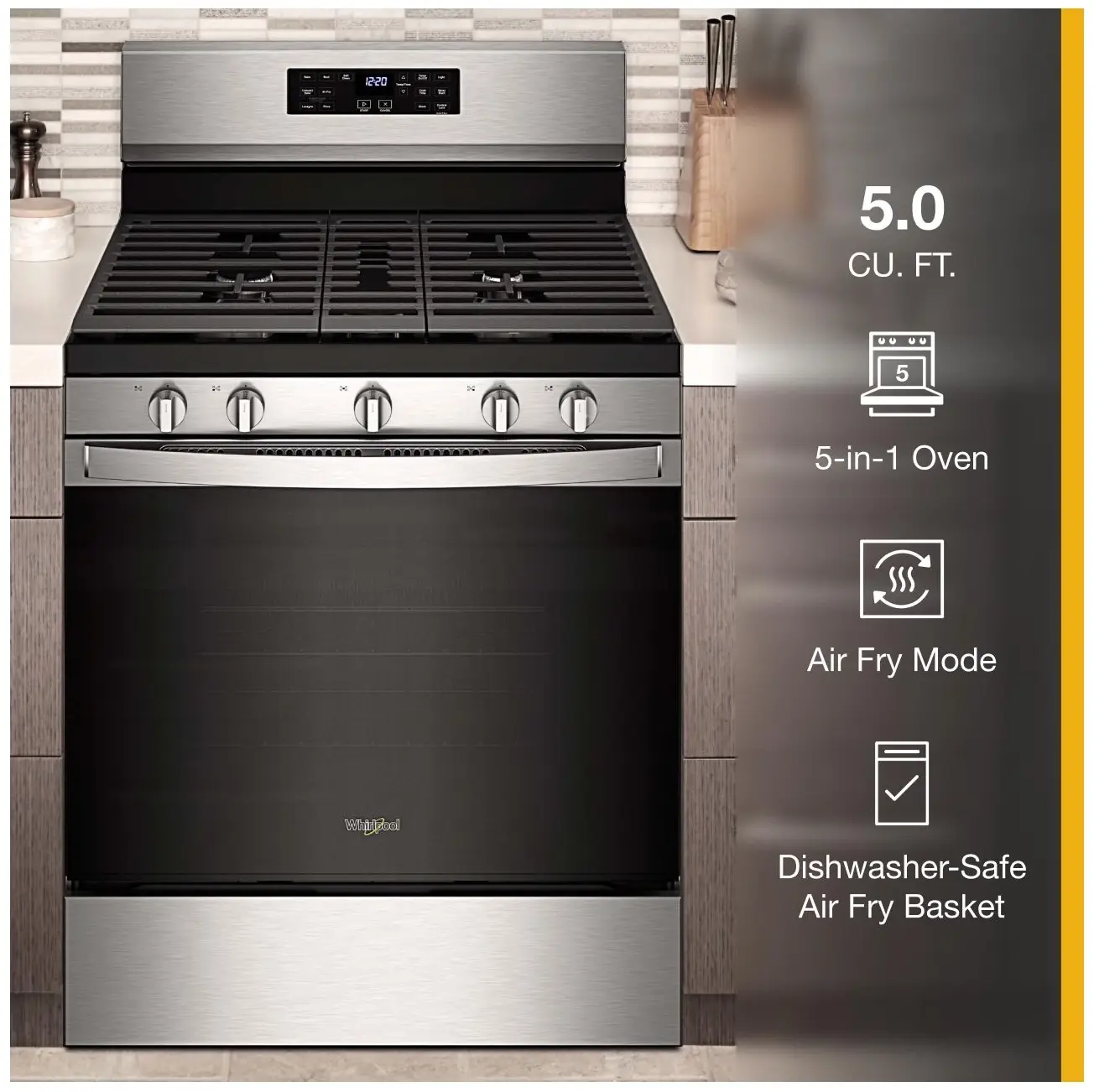 Whirlpool WFG550S0LZ Fingerprint-Resistant Stainless Steel