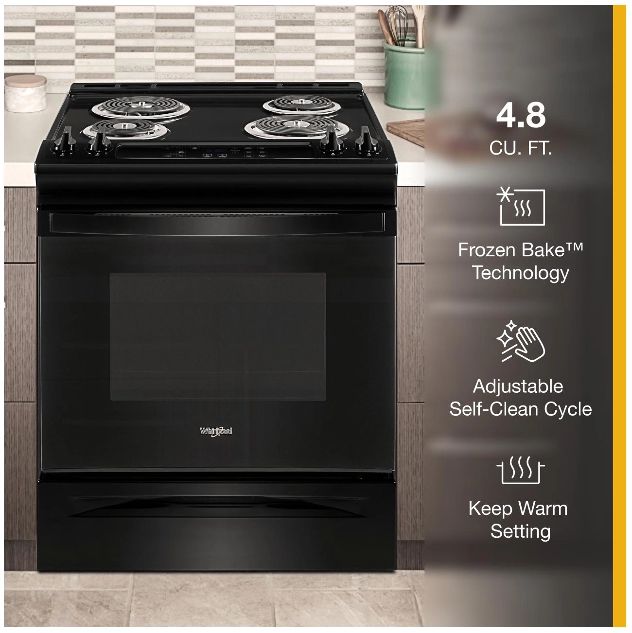 Whirlpool WEC310S0LB Black