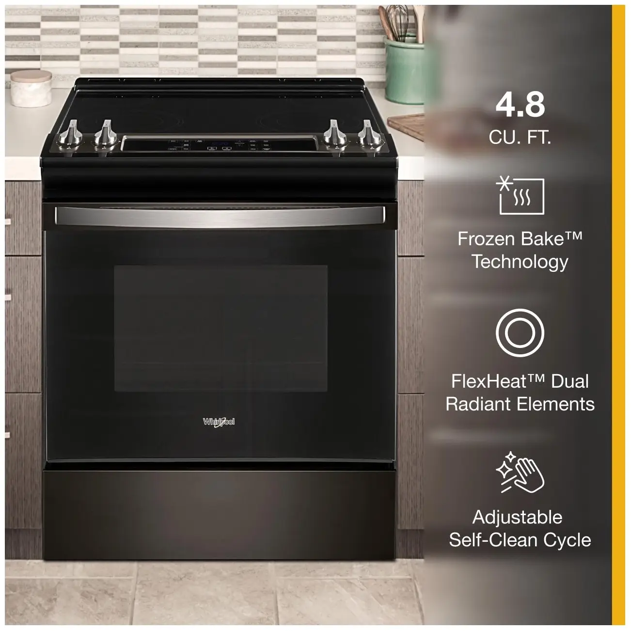 Whirlpool WEE515S0LV Fingerprint-Resistant Black Stainless Steel