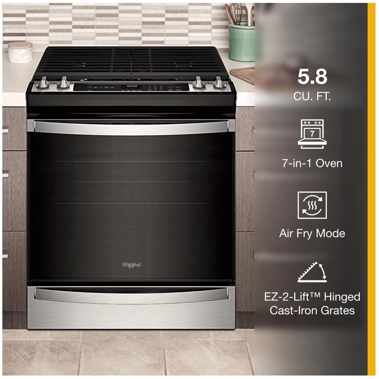 Whirlpool WEG745H0LZ Fingerprint-Resistant Stainless Steel