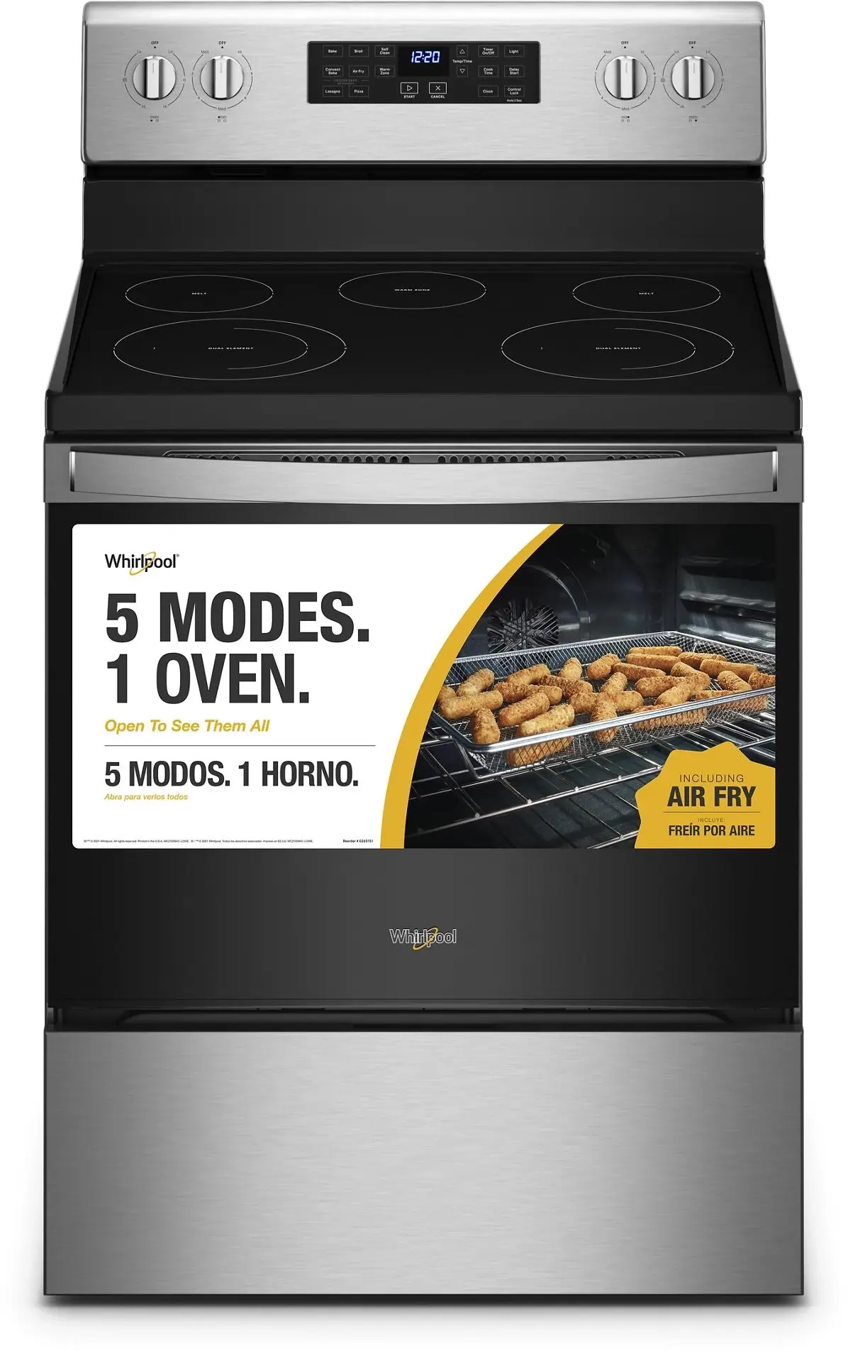 Whirlpool WFE535S0LS Stainless Steel