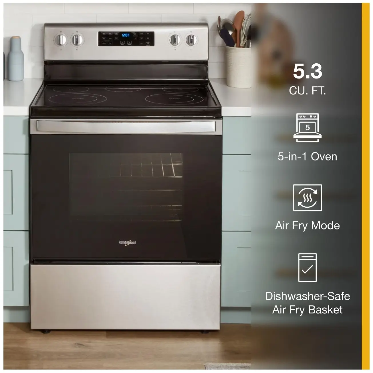Whirlpool WFE535S0LS Stainless Steel