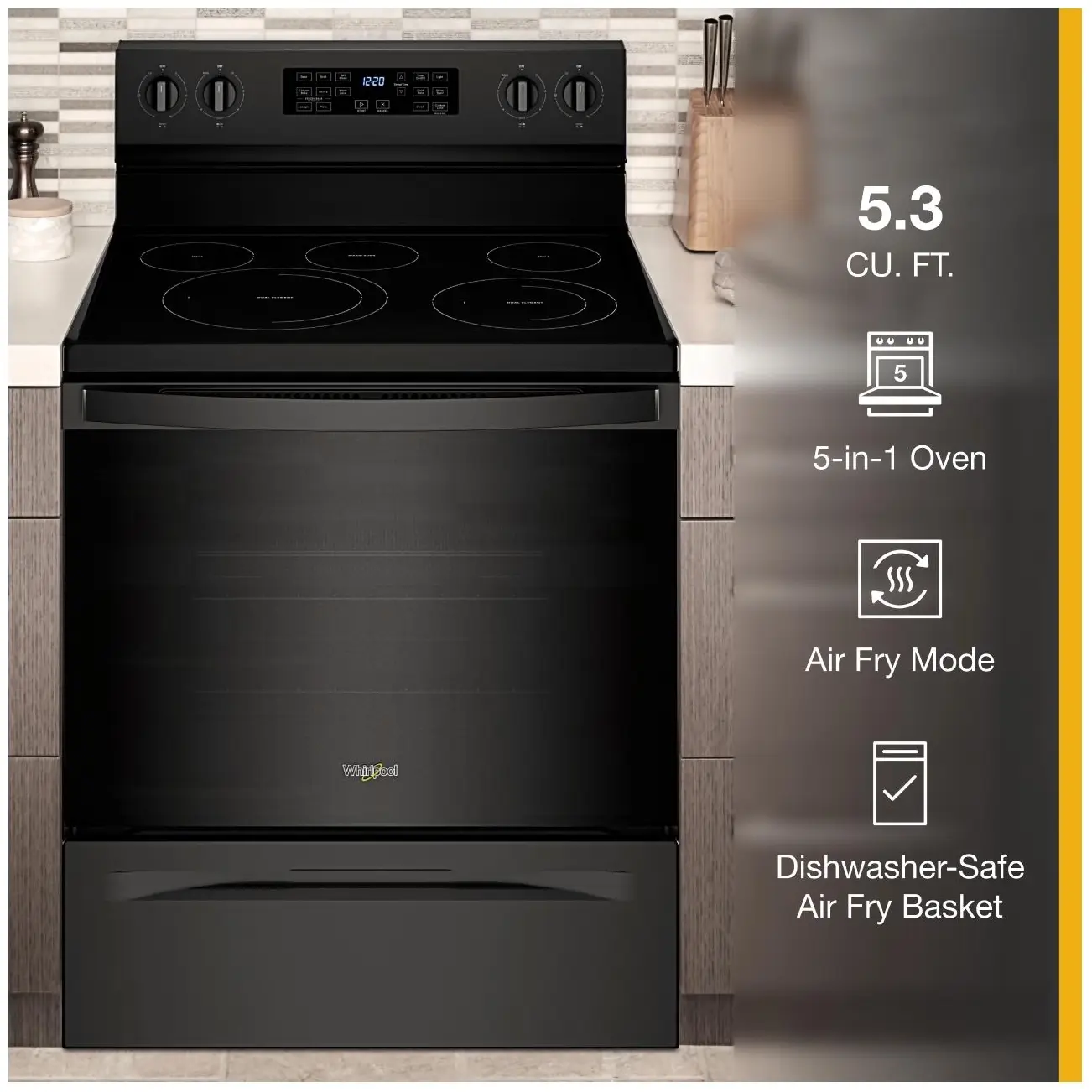 Whirlpool WFE550S0LB Black