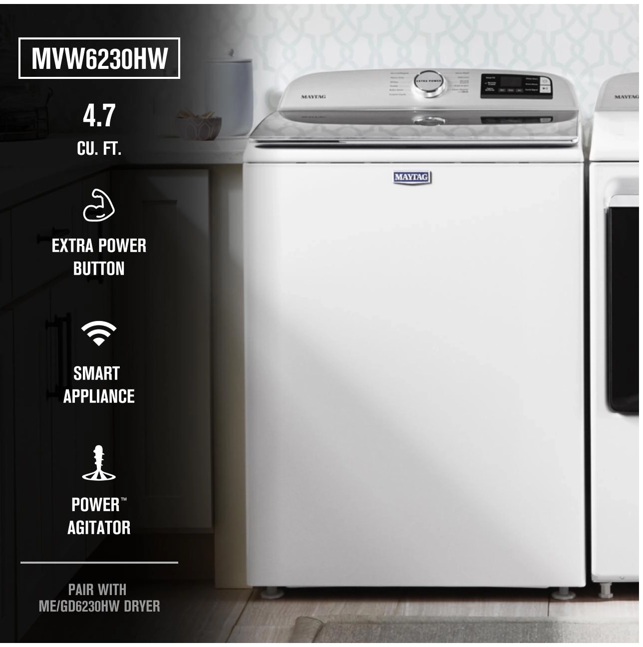 Maytag MVW6230HW White