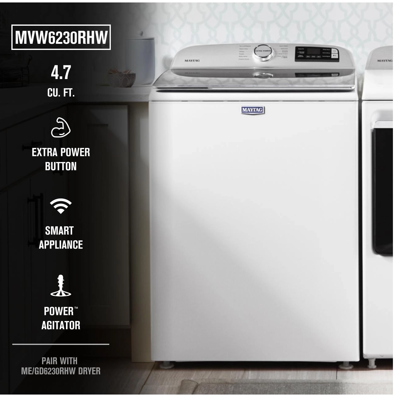 Maytag MVW6230RHW White