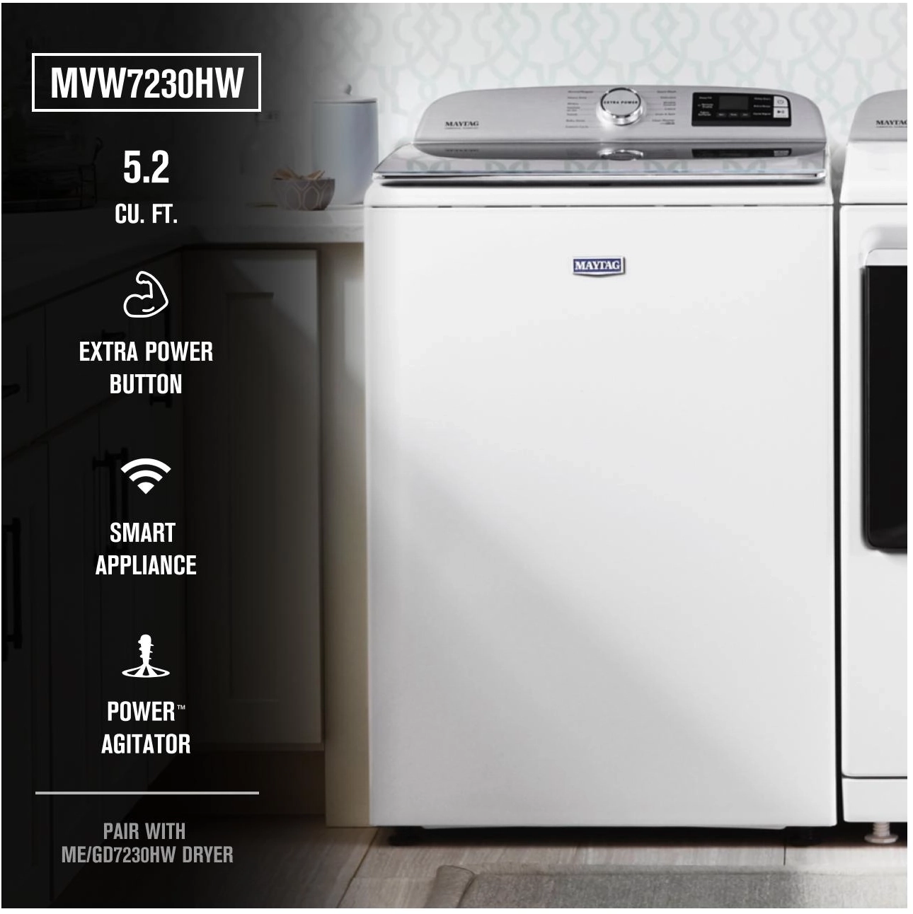 Maytag MVW7230HW White