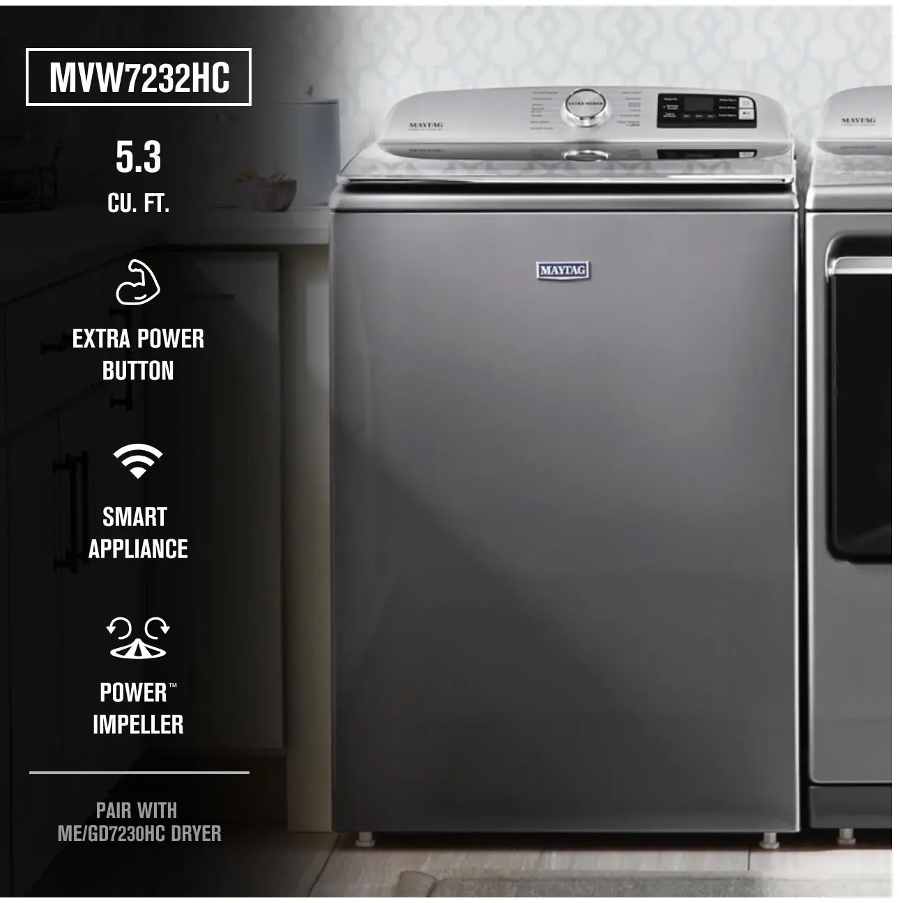 Maytag MVW7232HC Metallic Slate