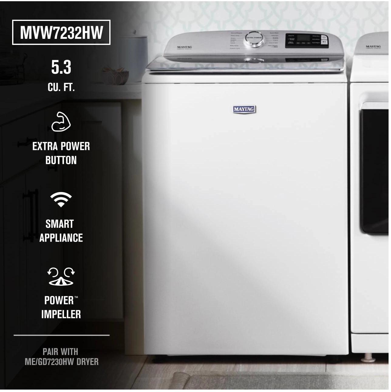 Maytag MVW7232HW White