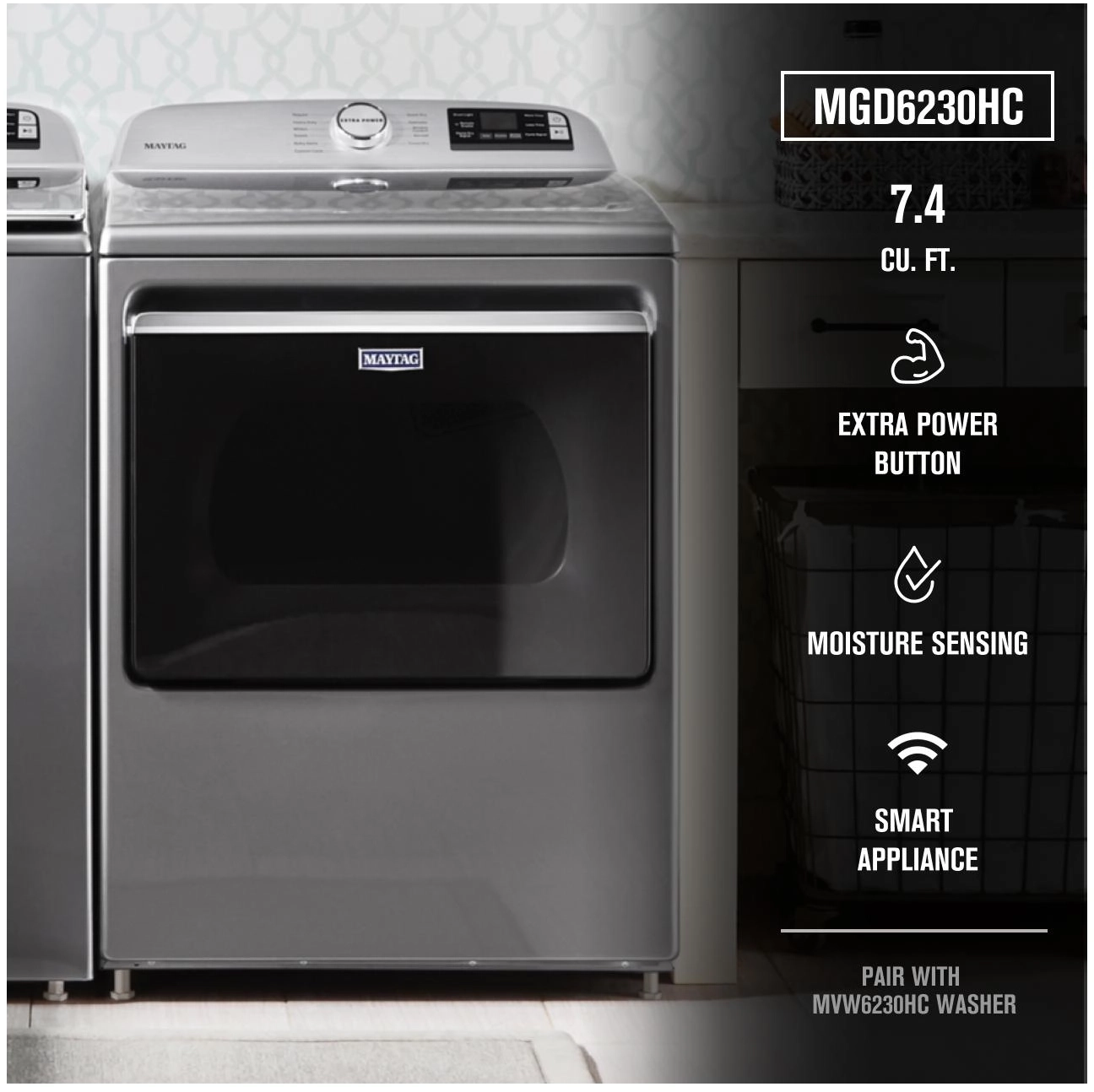 Maytag MGD6230HC Metallic Slate