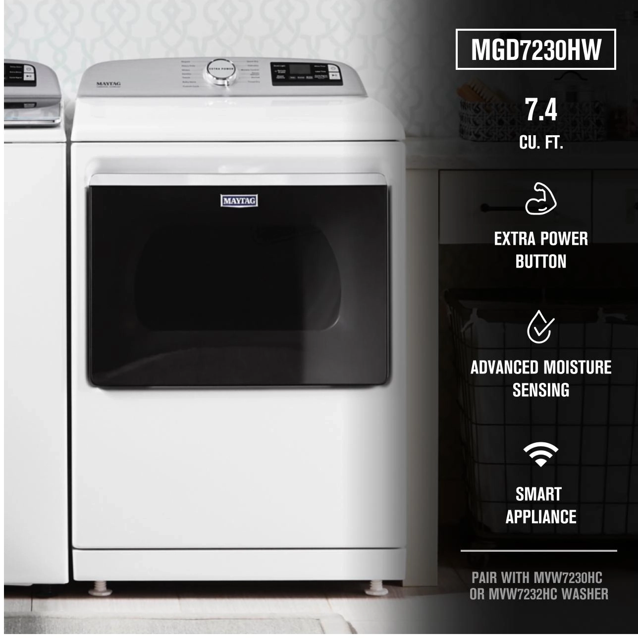 Maytag MGD7230HW White