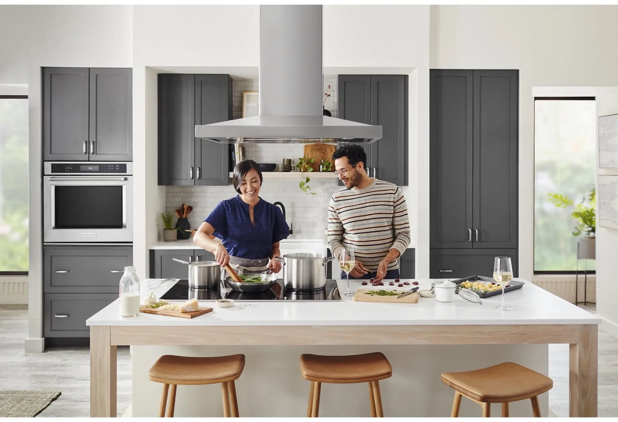 KitchenAid KVIB606DSS Island Chimney Range Hood Stainless Steel