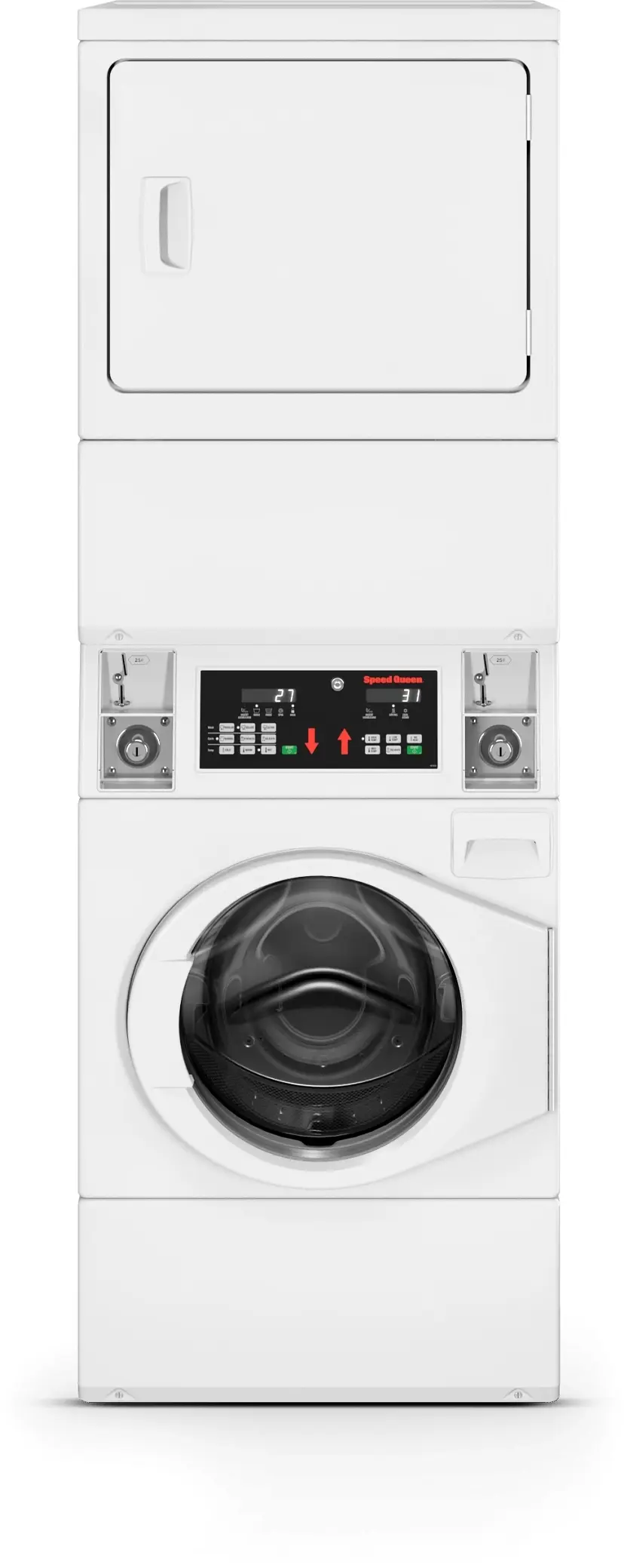 Speed Queen SV6000WG White, Gas - Coin Drop