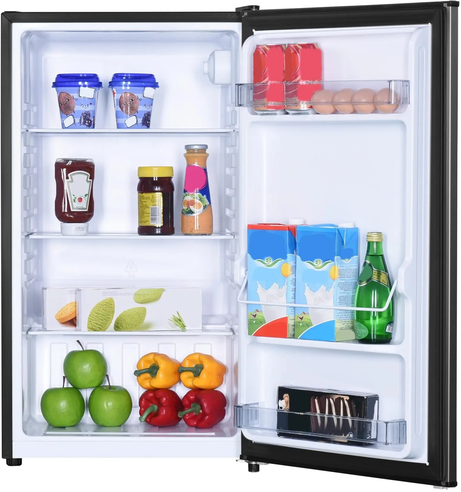 Danby DAR032B1SLM Black Stainless Look