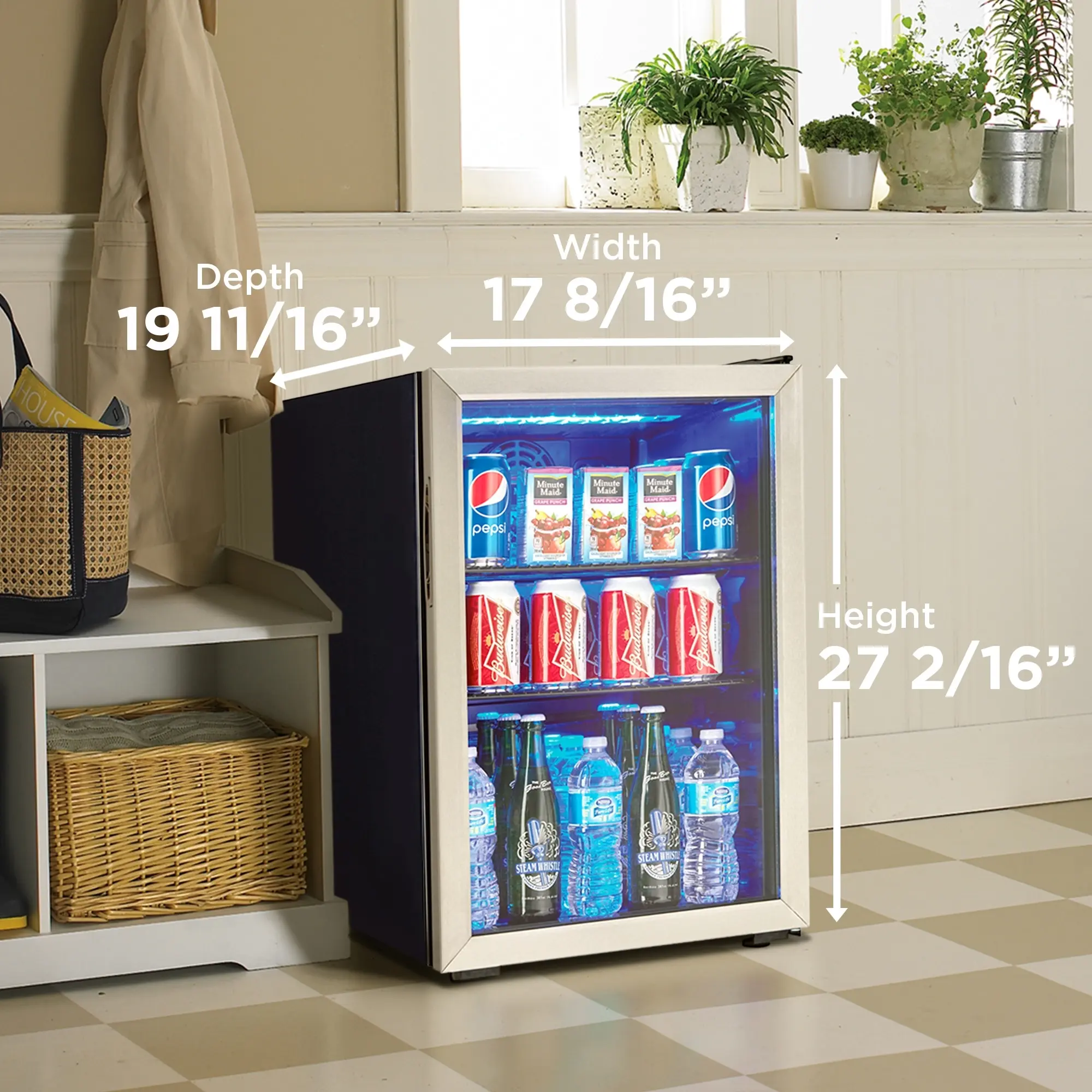 Danby DBC026A1BSSDB Black Stainless Steel
