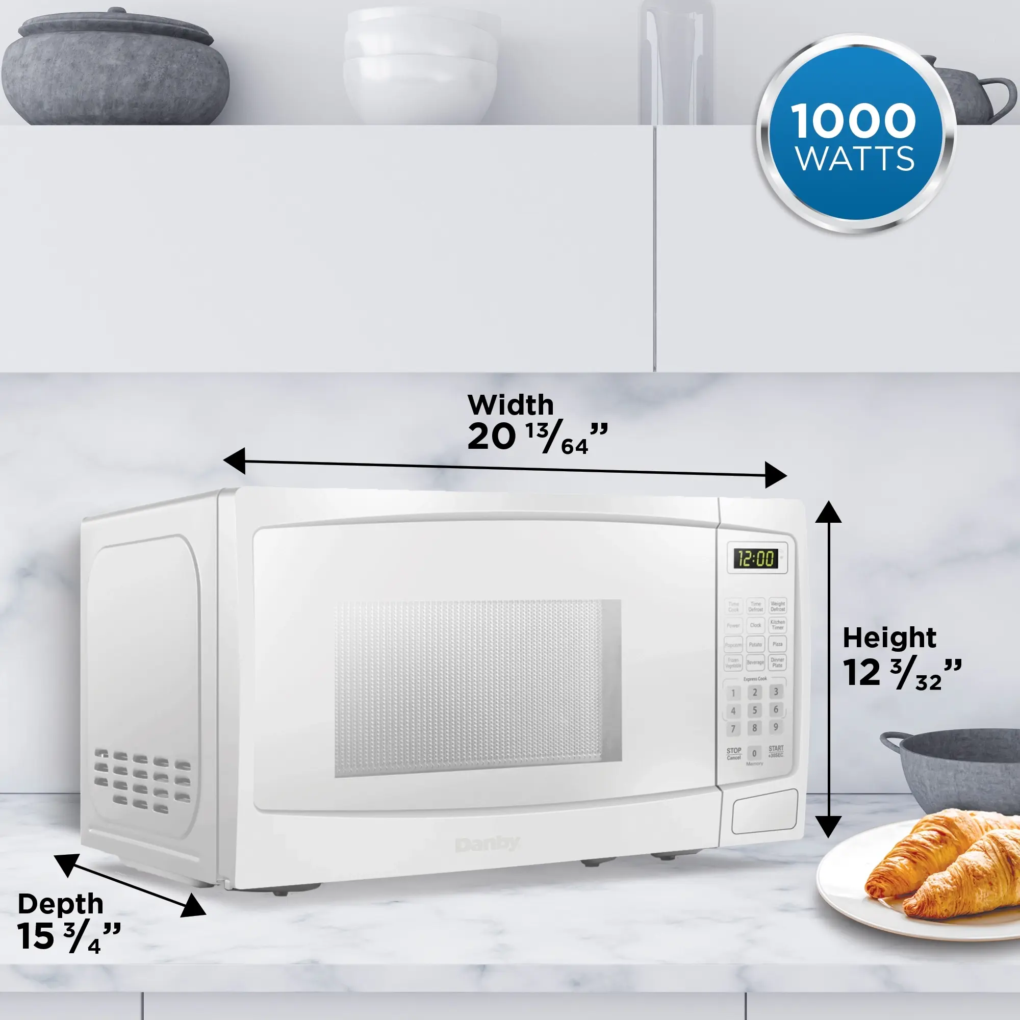 Danby DBMW1120BWW White