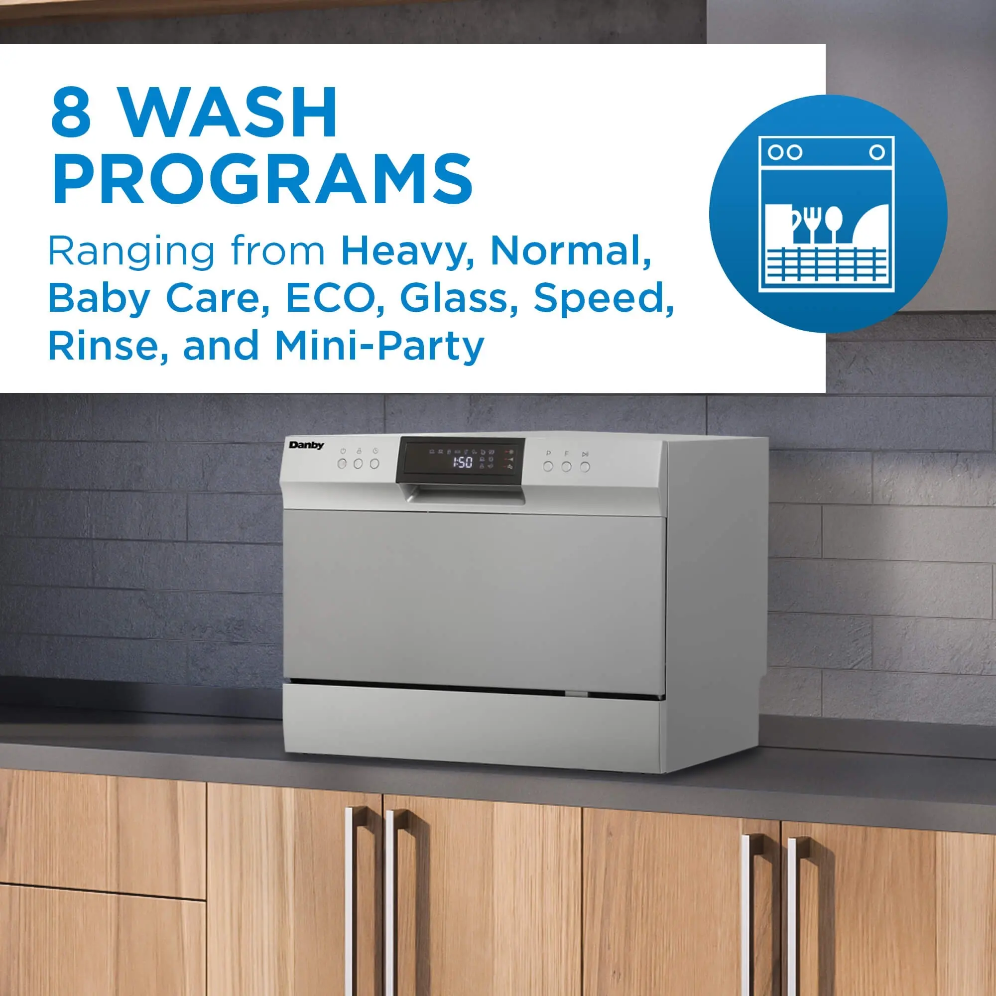 Danby DDW631SDB Stainless Look