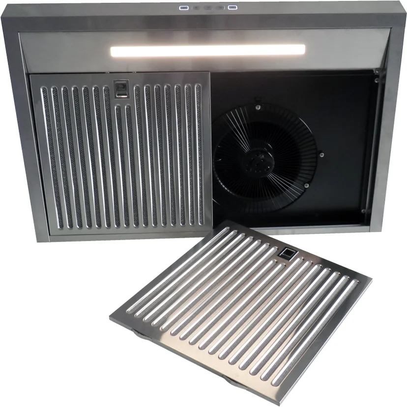 XO Ventilation XOE230S 30 Inch Under Cabinet Compact Range Hood: Stainles...