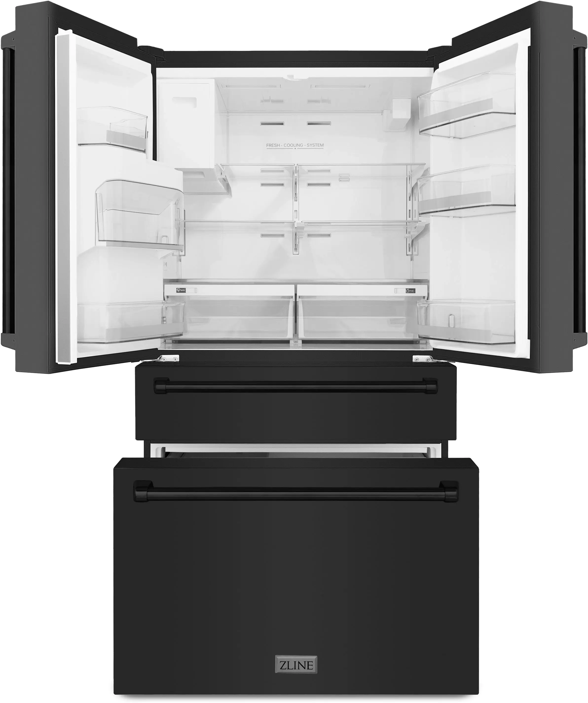 Zline RFMW36BS Black Stainless Steel