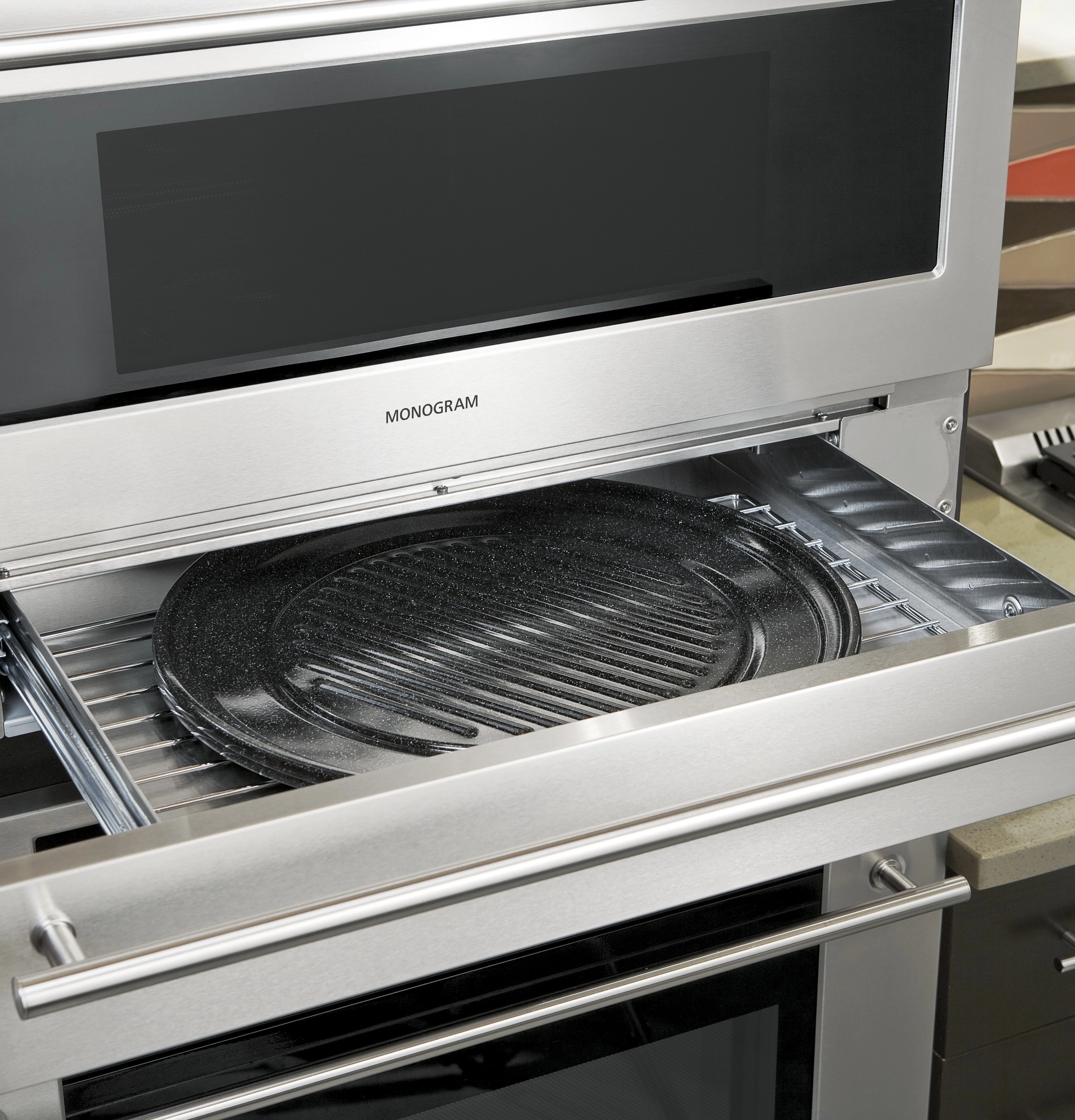 Monogram ZX2201NSS Advantium Wall Oven Storage Drawer: Advantium