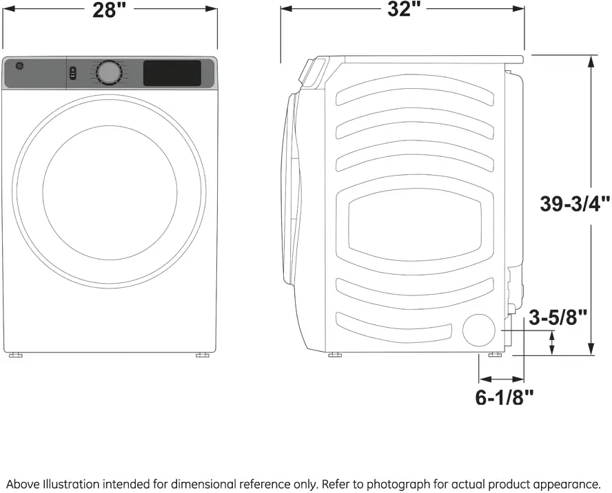 GE PFD95ESPTDS Carbon Graphite
