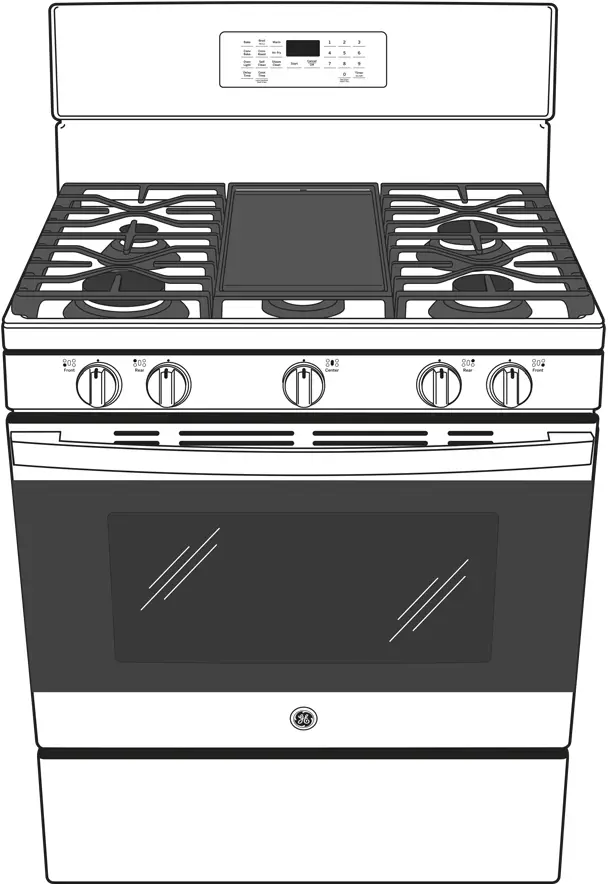 GE JGB660DPWW White