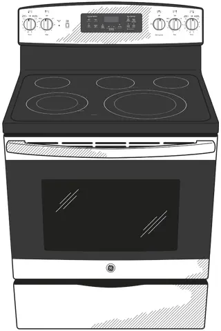 GE JB655EKES Fingerprint Resistant, Slate