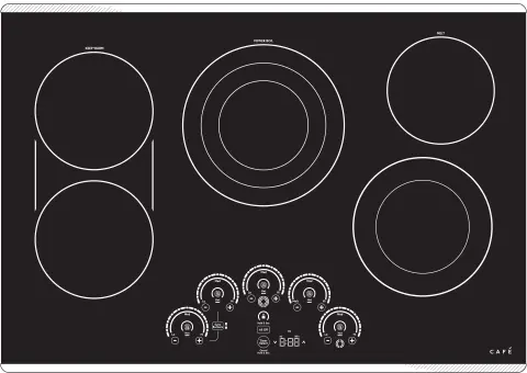Cafe CEP90302NSS Black/Stainless Steel