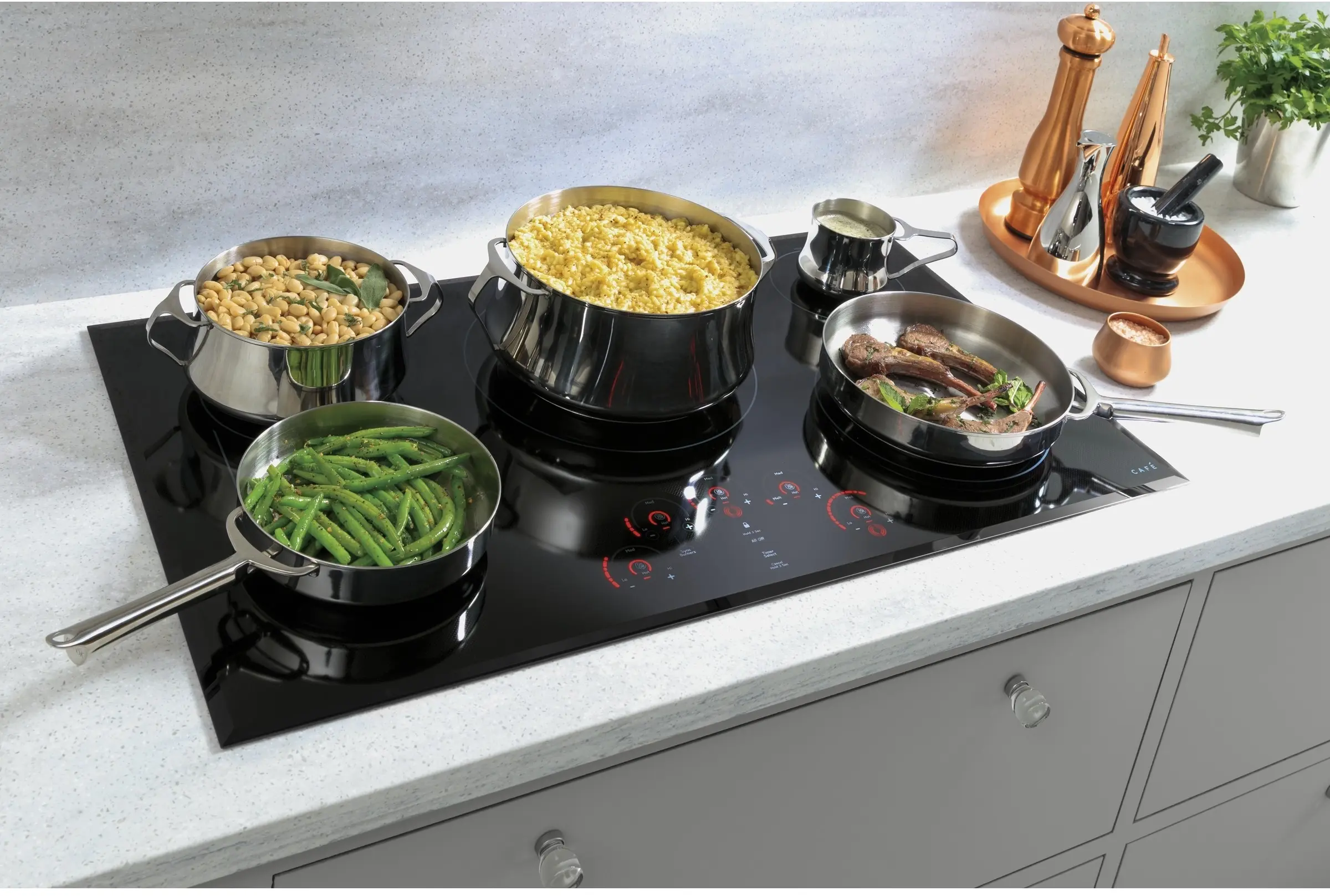Cafe CEP90361NBB Matte Black Trim