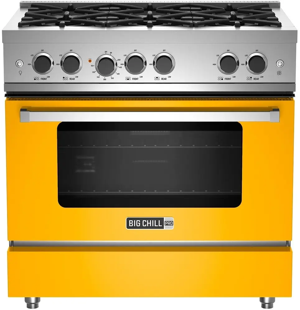 Big Chill BCPRO36EYLP English Yellow, Liquid Propane