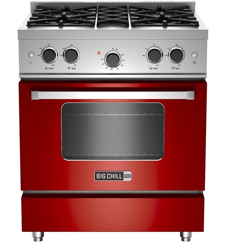 Big Chill BCPRO30CRLP Cherry Red, Liquid Propane