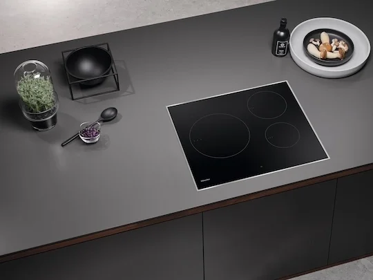 Miele KM7720FR 24 Inch Induction Cooktop with Frame: Black