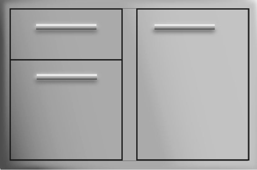 XO XOG32COMBOXLT XLT Door/Drawer Combo: 32 Inch, Stainless Steel