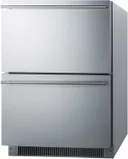 24 Inch, 4.8 Cu. Ft. Built-In 2-Drawer All Refrigerator with ADA Compliant