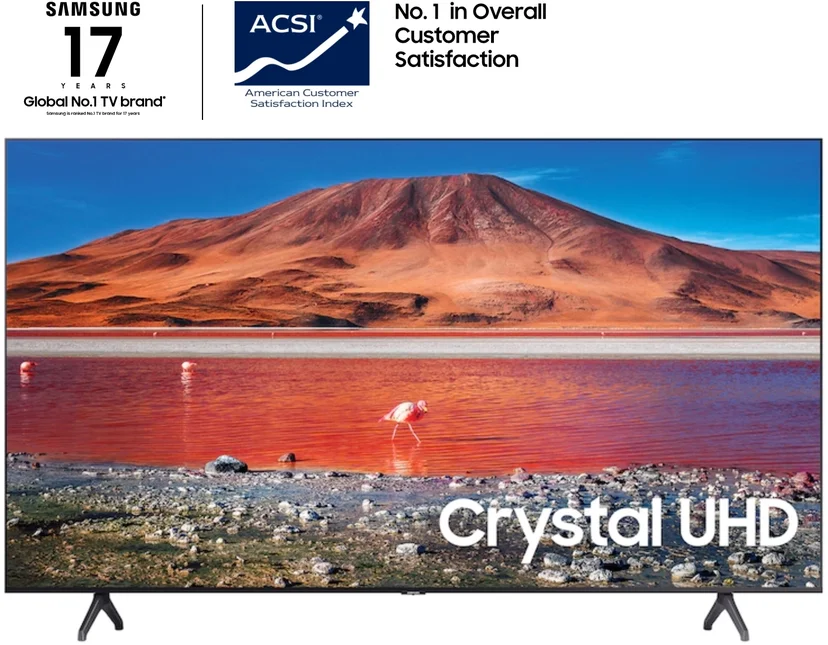 Samsung Electronics UN60TU7000FXZA 60" Class TU7000 Crystal UHD 4K Smart TV (2020): 6...