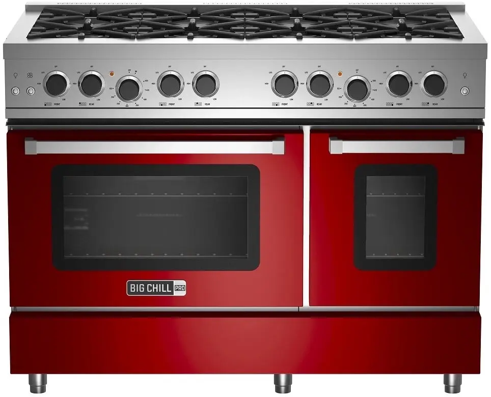 Big Chill BCPRO48CRNG Cherry Red, Natural Gas